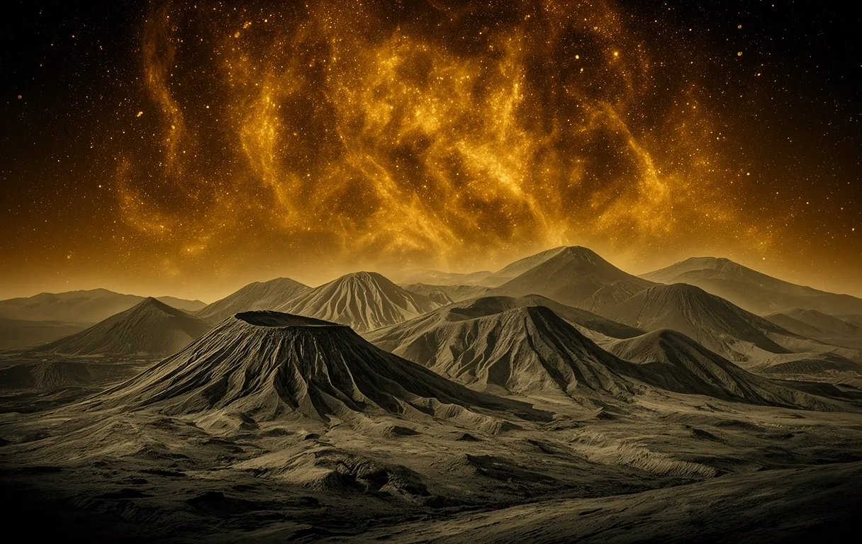 Paysage nébuleuse gaming